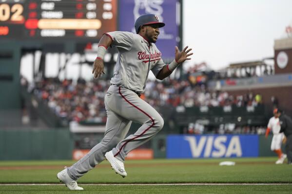 Soto, Nats end 8-game skid, rout virus-ravaged Giants 14-4
