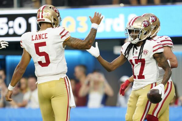 Lance throws 2 TD passes, 49ers rally to beat Chargers 15-10