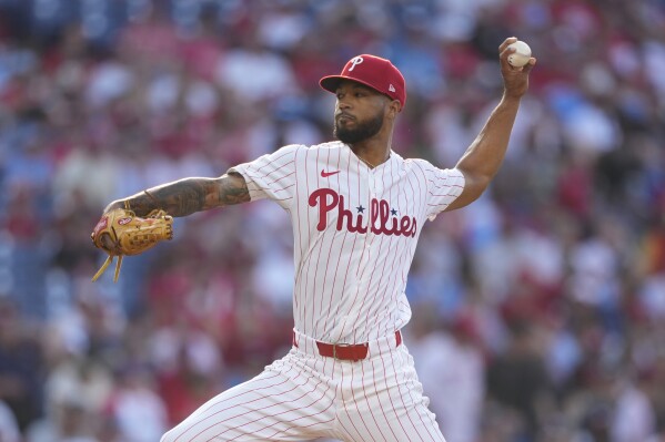 Left-hander Cristopher Sánchez and Phillies agree to $22.5 million, 4-year  deal for 2025-28 | AP News