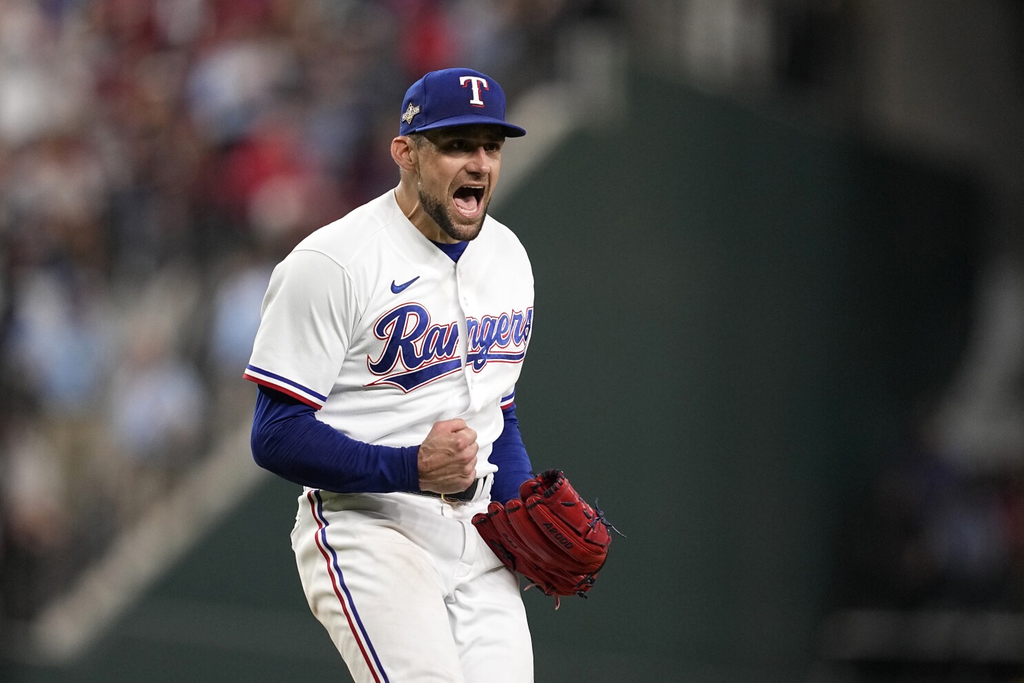 Texas Rangers and RHP Nathan Eovaldi finalize $75 million, 3-year contract  | AP News