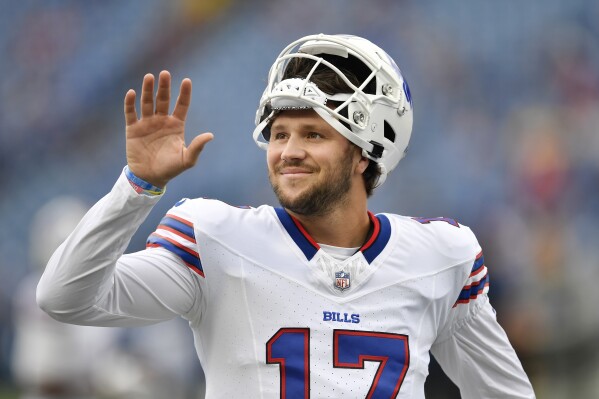 Bills QB Allen basks in celebrity and football, while trying to
