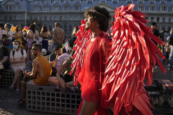LGBTQ+ pride parade in Bucharest draws ten thousand plus people
