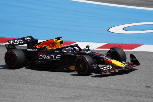 Red Bull driver Max Verstappen of the Netherlands during the Spanish Grand Prix Formula One race at the Barcelona Catalunya racetrack in Montmelo, near Barcelona, Spain, Sunday, June 1, 2025. (AP Photo/Joan Monfort)