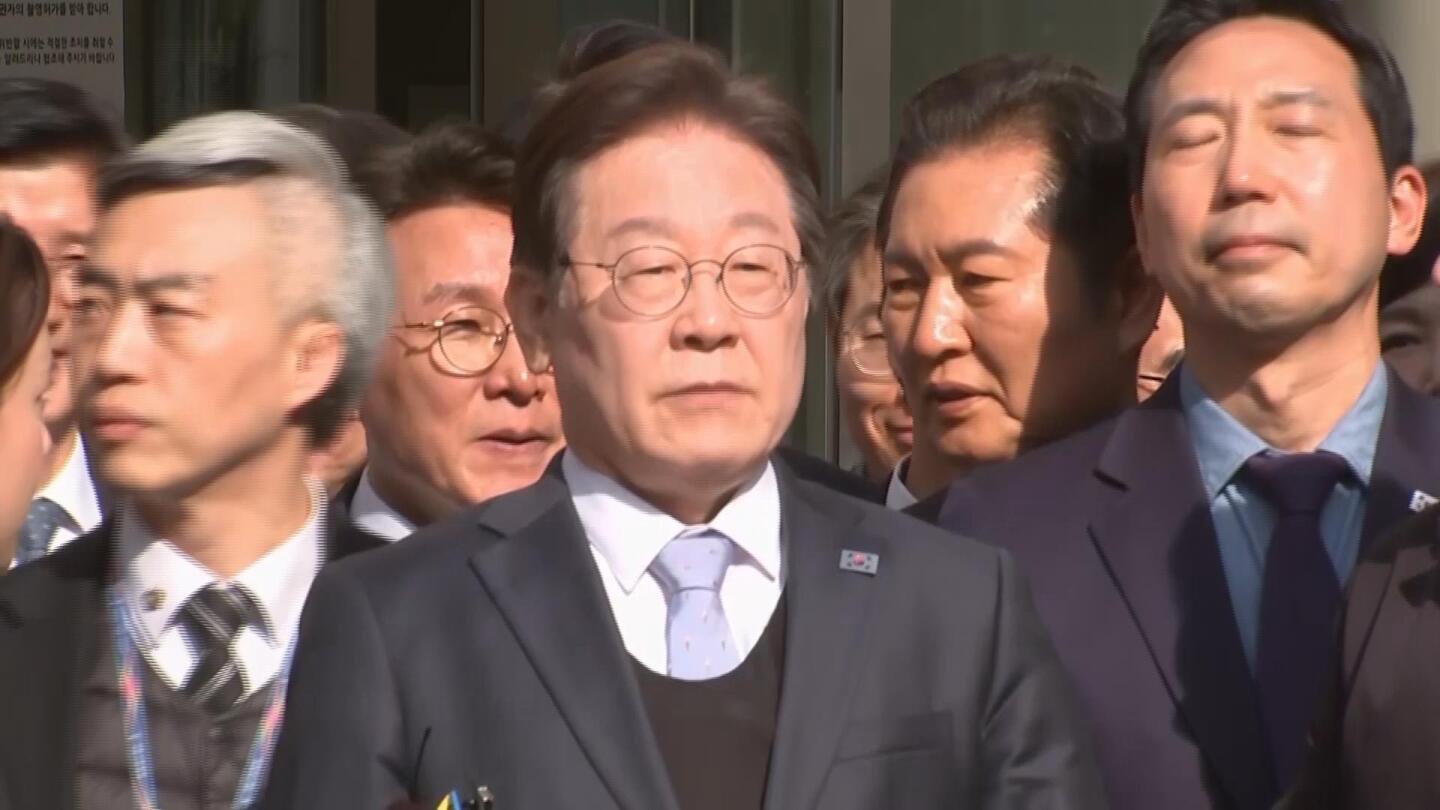 South Korean appeals court overturns opposition leader's suspended prison term