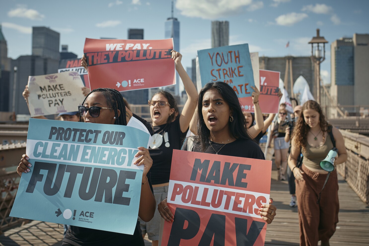 In NYC and elsewhere, climate protesters say pace of change isn't fast enough | AP News