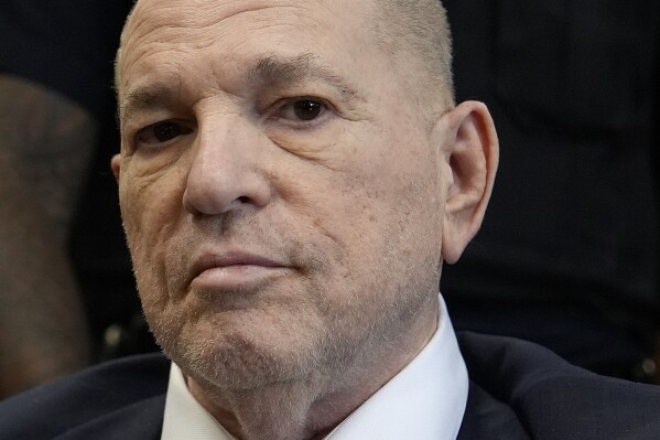 Harvey Weinstein appears in Manhattan Criminal Court, Wednesday, May 29, 2024, in New York. The fallen movie mogul is awaiting a retrial on rape charges after his 2020 conviction was tossed out. Wednesday's court hearing addressed various legal issues related to the upcoming trial, which is tentatively scheduled for some time after Labor Day. (AP Photo/Julia Nikhinson, Pool)