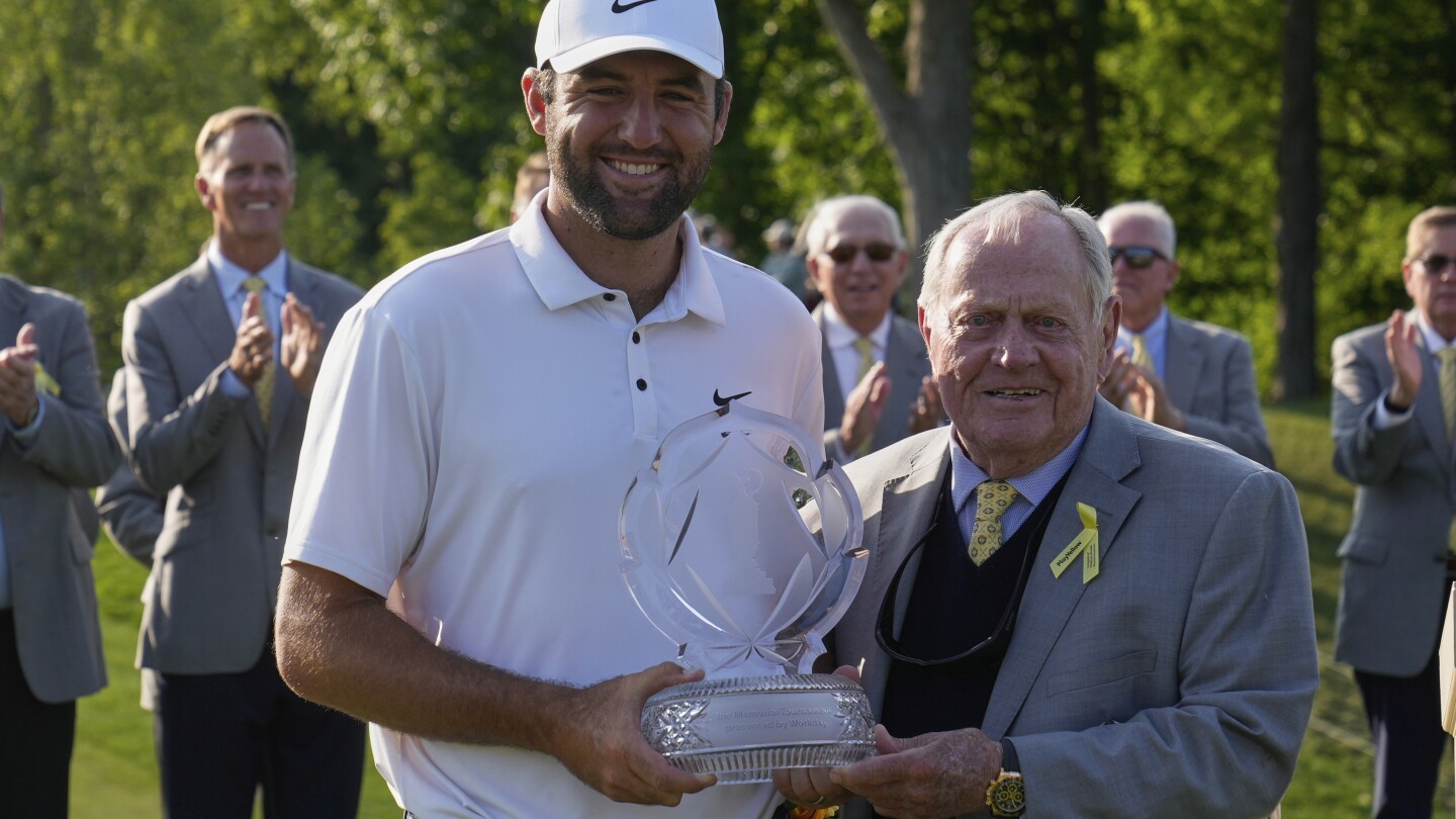 Scottie Scheffler joins Tiger Woods as only repeat winners at Memorial