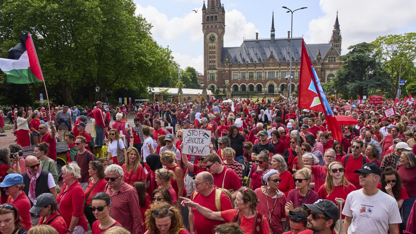 Massive turnout at a 2d Dutch protest looking for executive motion in opposition to Israel