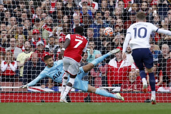Son scores twice as Tottenham rallies to draw 2-2 at Arsenal in north  London derby | AP News