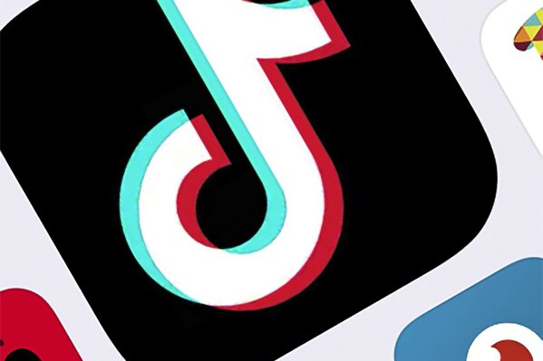FILE - This Feb. 25, 2020, file photo, shows the icon for TikTok in New York. TikTok’s Chinese parent company ByteDance has agreed to pay $92 million in a settlement to U.S. users who are part of a class-action lawsuit alleging that the video-sharing app failed to get their consent to collect data in violation of a strict Illinois online privacy law. (AP Photo/File)