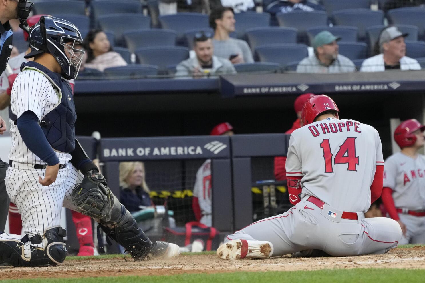 Angels rookie C O'Hoppe on injured list with shoulder worry