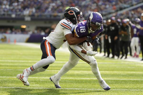 Live: Late touchdown gives Vikings 29-22 lead on Bears