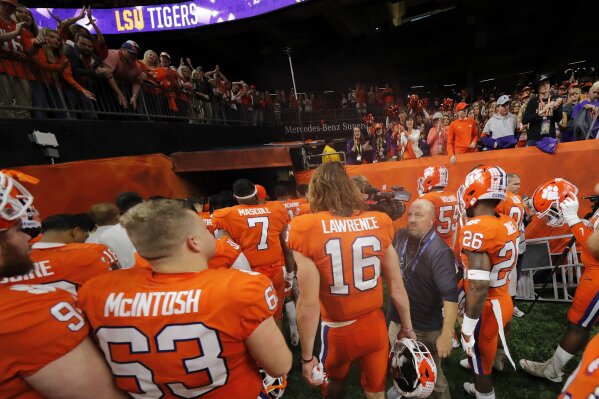 Clemson Tigers Customize Legend College NCAA Football Jersey Orange