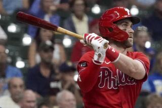 MLB on X: In the No. 8 game of 2022, Bryce Harper hit a game