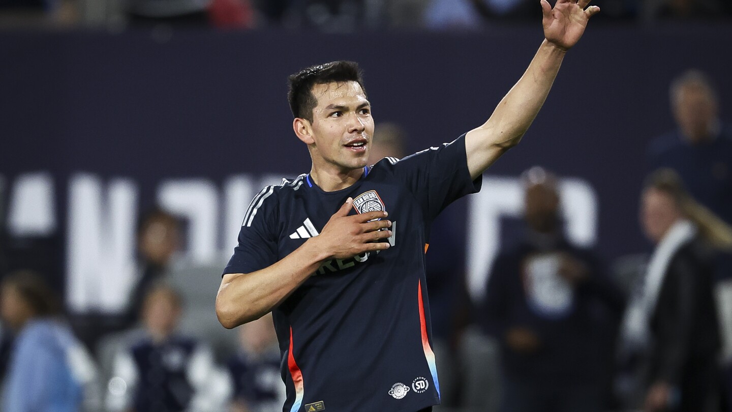 Lozano scores first MLS goal as San Diego FC beats Seattle 3-0
