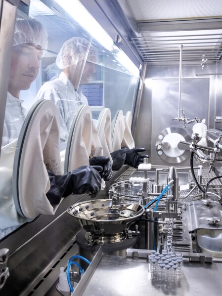 Biomay's aseptic filling line. Credits: Biomay AG / More information via ots and www.presseportal.de/en/nr/155562 / The use of this image for editorial purposes is permitted and free of charge provided that all conditions of use are complied with. Publication must include image credits.