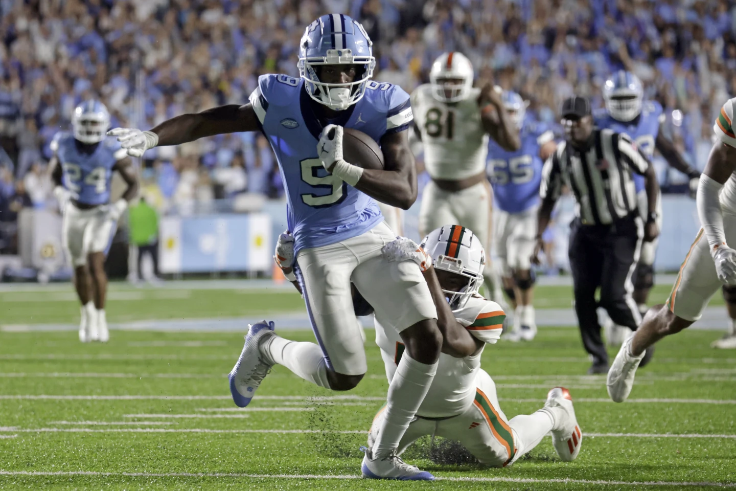 UNC Football vs. Miami Postgame Notes