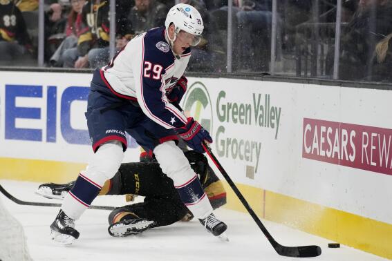 Marchenko hat trick lifts Blue Jackets over Hurricanes 4-3