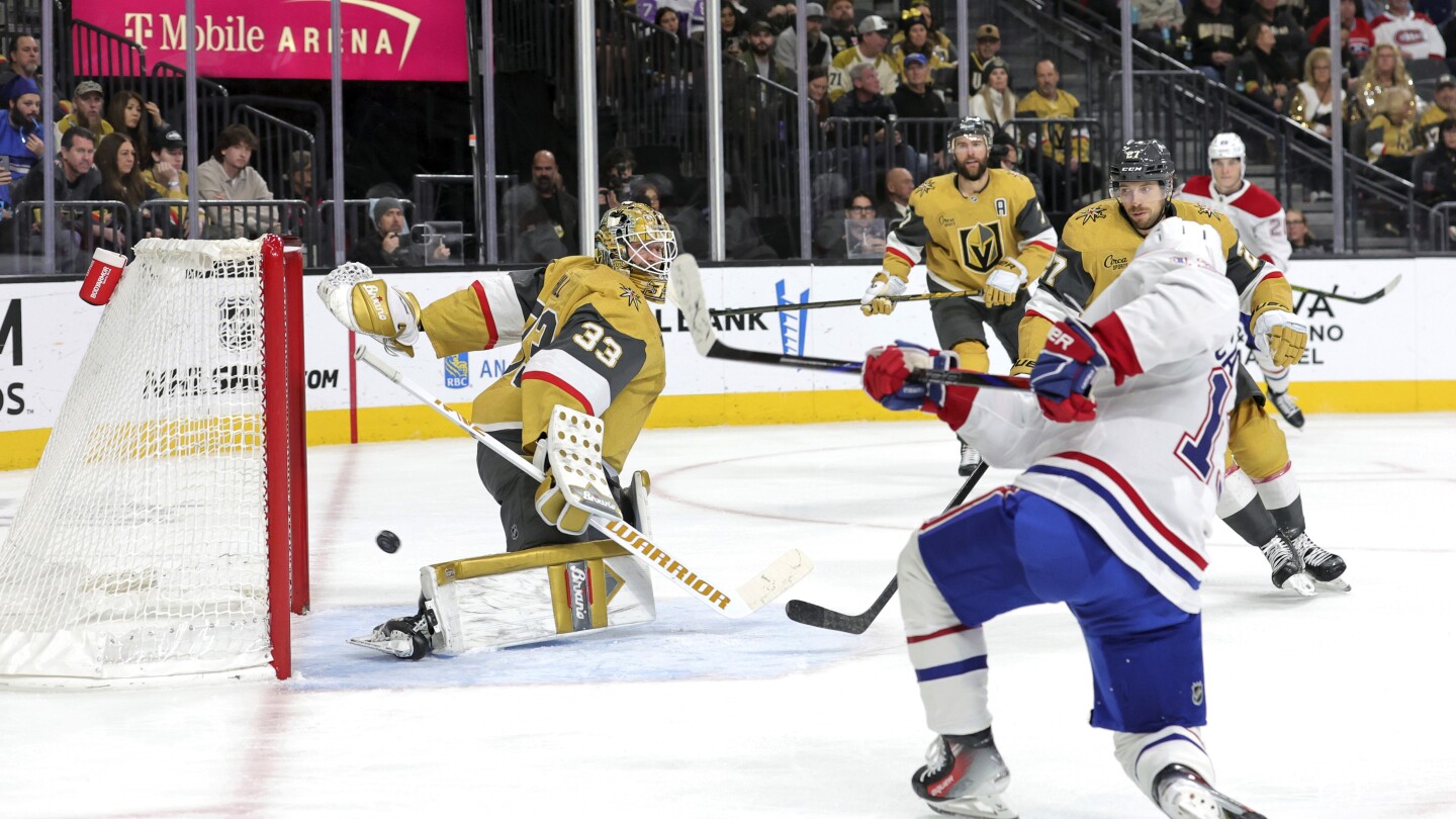Canadiens End Golden Knights' Win Streak