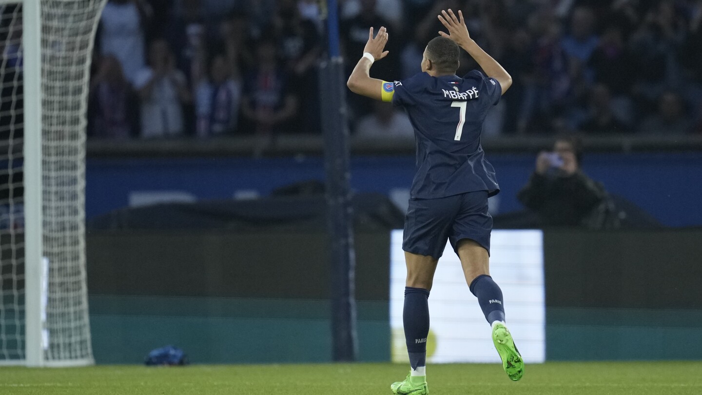 Abschiedstor: Mbappé wurde im letzten PSG-Heimspiel von den Fans gemischt aufgenommen, bevor er bei der 1:3-Niederlage ein Tor erzielte