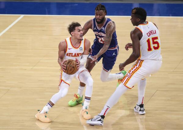 Knicks ban fan seen spitting on Atlanta Hawks player Trae Young at MSG