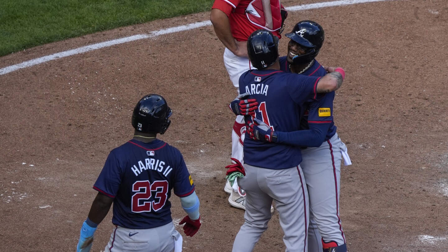 Braves Defeat Reds 15-3 Behind Olson and Sale