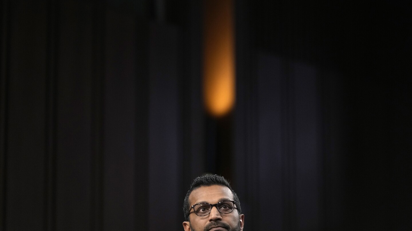Senate panel advances nomination of Kash Patel, Trump's pick to lead the FBI