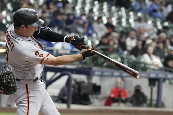 Michael Conforto goes 4 for 4 with a homer, Giants use 6 pitchers to blank  Brewers 5-0