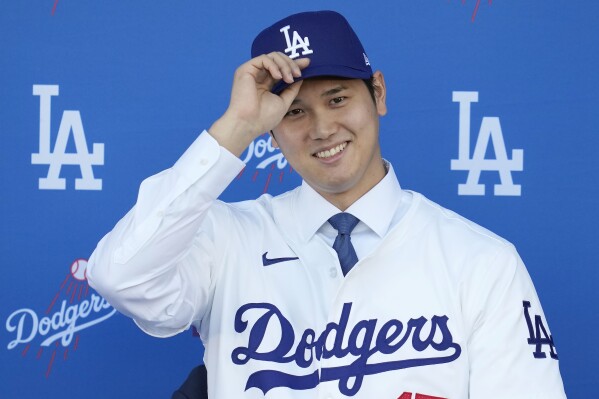 Shohei Ohtani's historic first season with the Dodgers | AP News