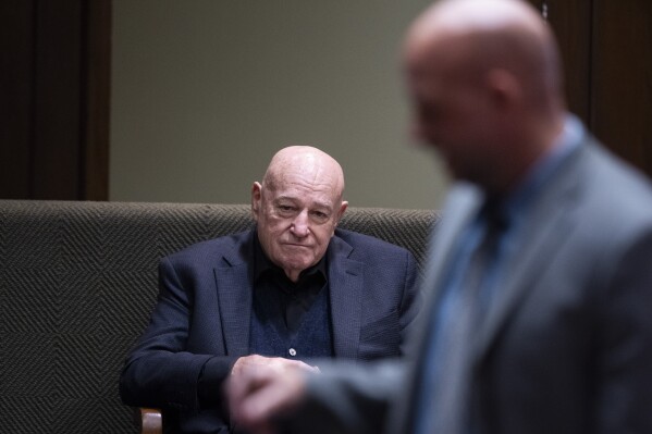 Don Cameron, a use of force expert, listens to a question from Shelby County Deputy District Attorney Paul Hagerman during the sixth day of the trial for the death of Tyre Nichols on Saturday, May 3, 2025 in Memphis, Tenn. (Chris Day/Commercial Appeal/USA Today Network via AP, Pool)
