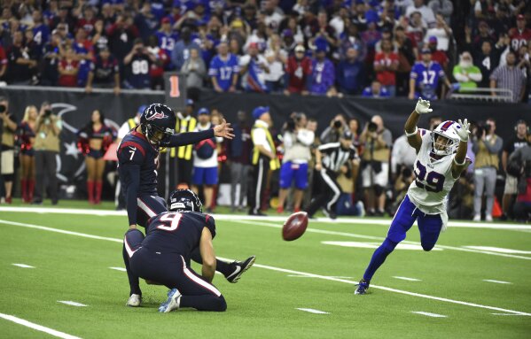 Texans roar past Bills for 22-19 win in OT