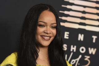 FILE - Rihanna attends an event for her lingerie line Savage X Fenty at the Westin Bonaventure Hotel in Los Angeles on on Aug. 28, 2021. Rihanna is backing her belief that climate change is a social justice issue by pledging $15 million to the movement through her Clara Lionel Foundation. The “We Found Love” singer Tuesday, Jan. 25, 2022,  announced the donation to 18 climate justice organizations doing work in seven Caribbean nations and the United States, including the Climate Justice Alliance, the Indigenous Environmental Network, and the Movement for Black Lives.(Photo by Jordan Strauss/Invision/AP, File)