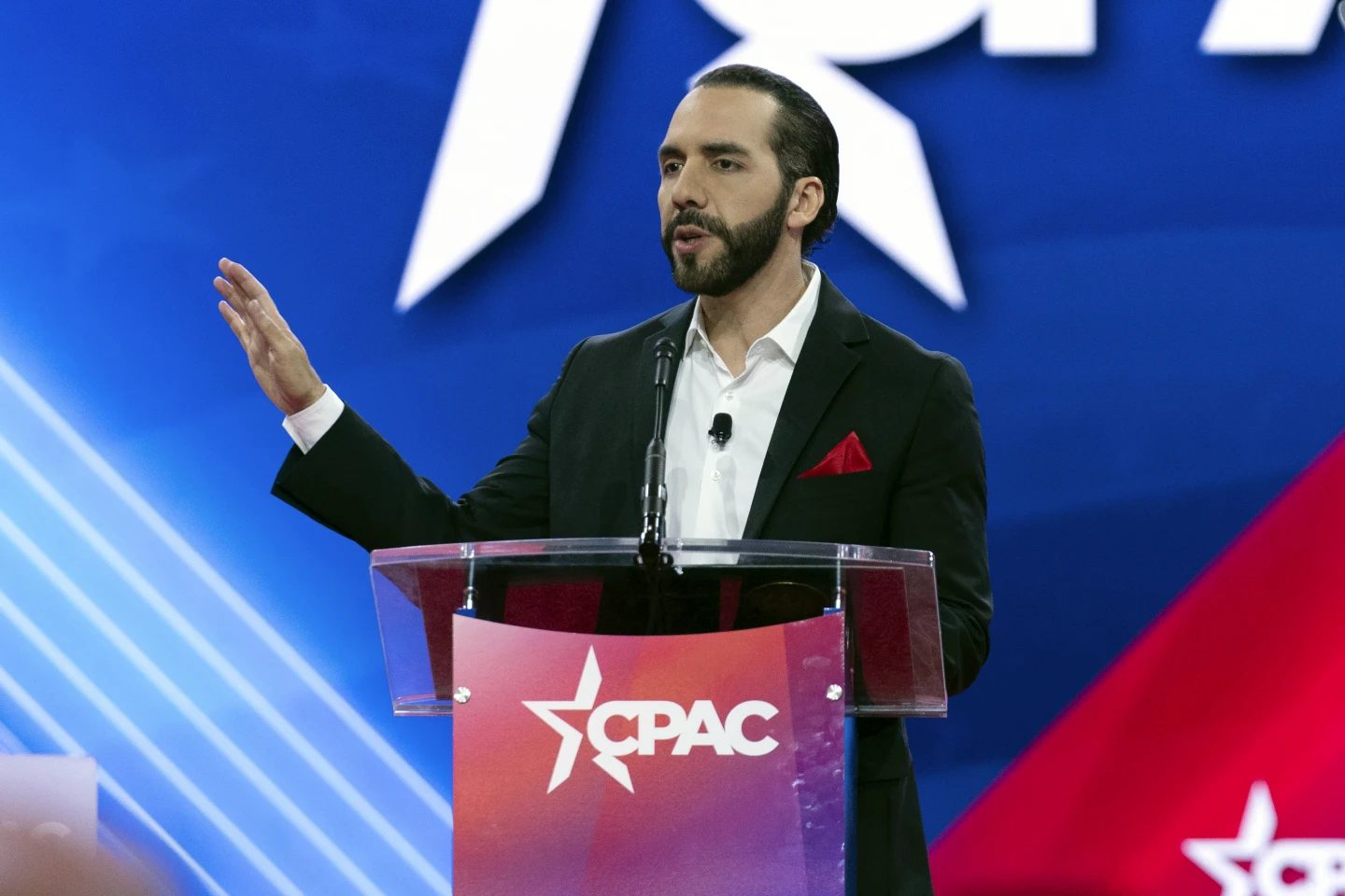 El Salvador’s President Gets Rock-Star Welcome At Conservative CPAC Gathering Outside Washington