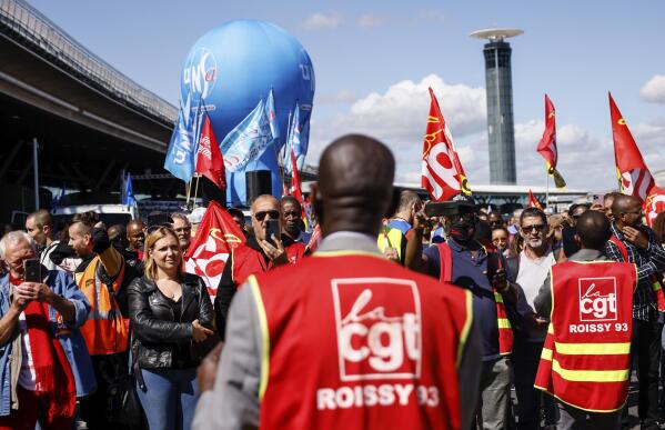 Flights cancelled as airport workers in France strike for higher pay amid  rising inflation