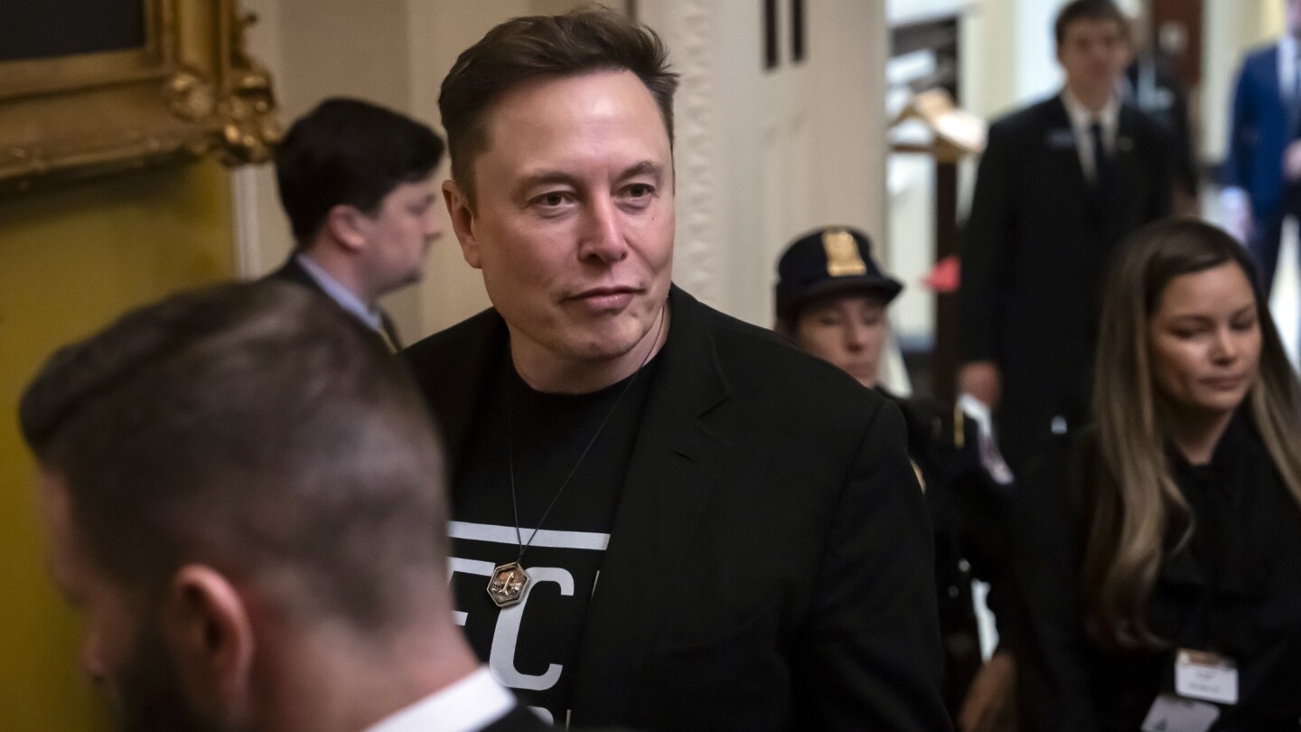 Elon Musk comes to Capitol Hill to meet with Republicans who discuss turning DOGE cuts into law
