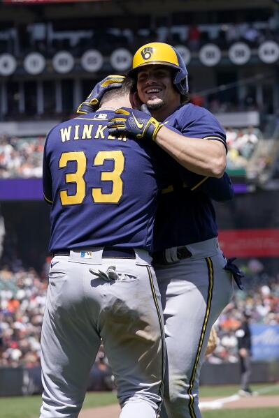Brewers end 6-game skid with 7-3 victory over Giants - ABC7 San