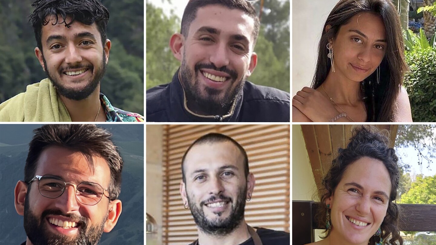 Israel recovers the bodies of 6 hostages in Gaza, including Israeli-American Hersh Goldberg-Polin