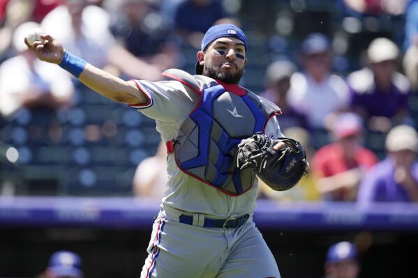 June 19th, 2021: Texas Rangers catcher Jose Trevino (23) during a