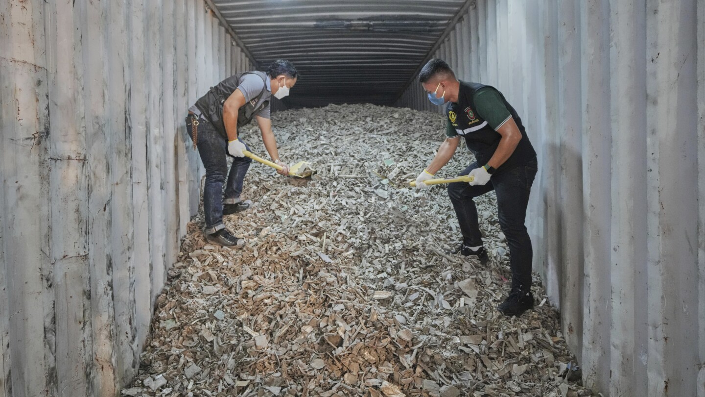 Thai officials seize over 200 tons of illegally imported electronic waste from the US
