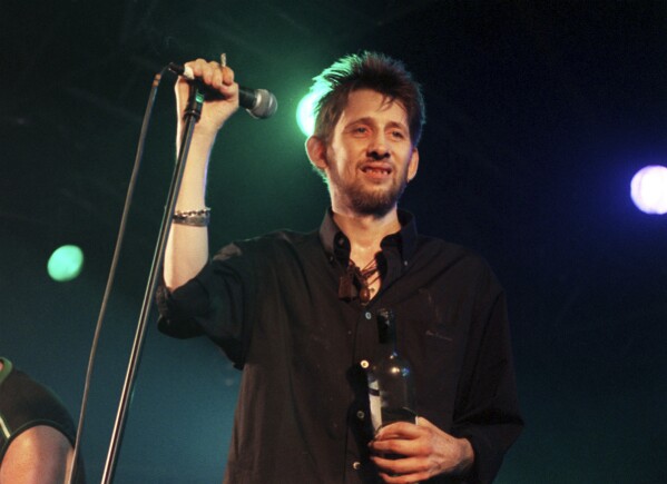 Shane MacGowan, lead singer of The Pogues and a laureate of booze