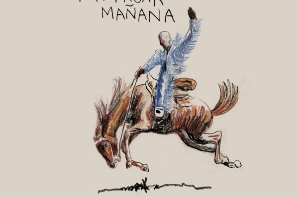 This cover image released by RIMAS Music shows "Nadie Sabe Lo Que Va a Pasar Mañana" by Bad Bunny. (RIMAS Music via AP)