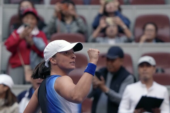China Open: Coco Gauff clinches opener; Elena Rybakina breezes