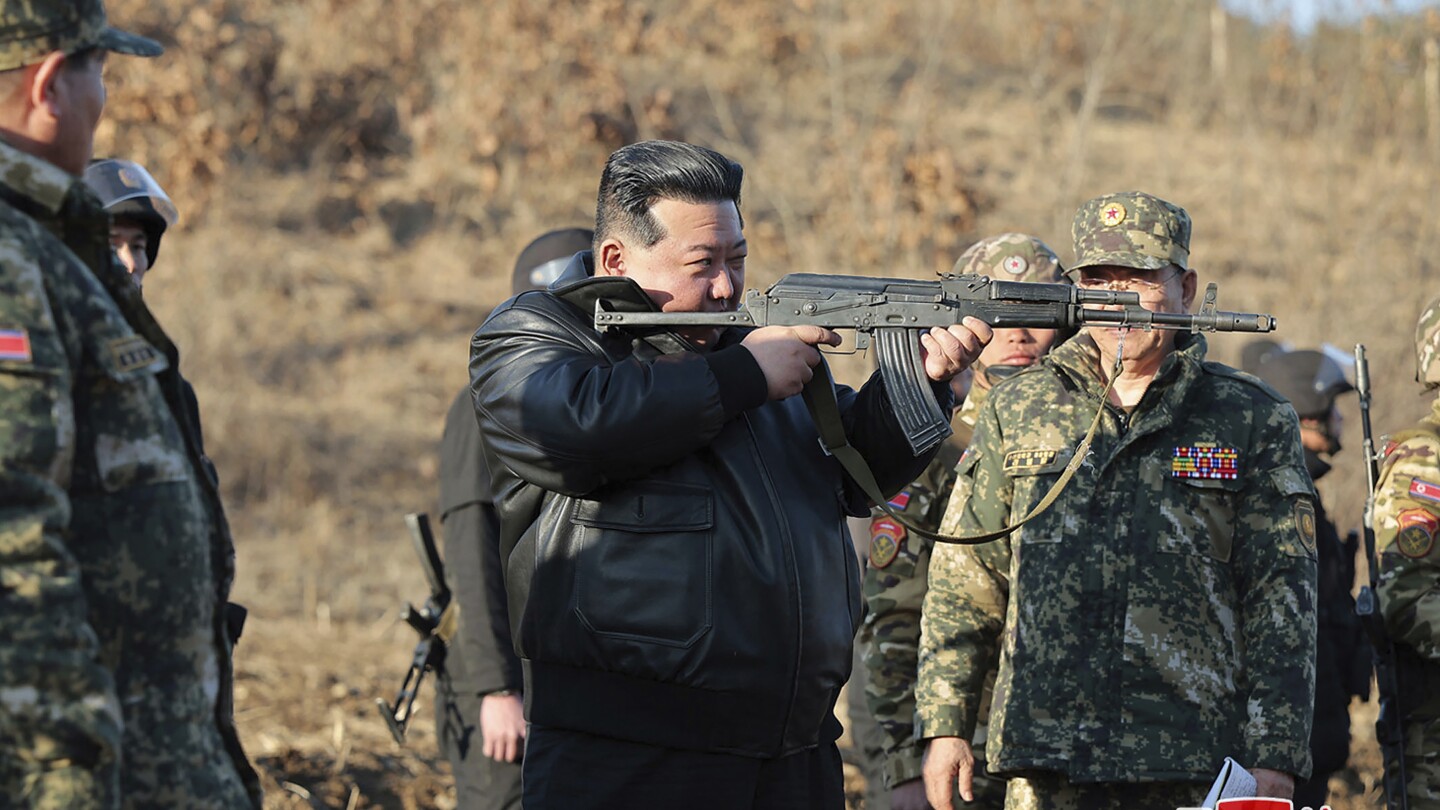 North Korea\'s Kim Jong Un urges heightened readiness for war during military base visit