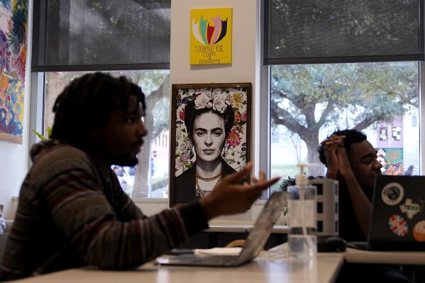 University of Texas at Austin students continue to make use of a space that housed the school's 