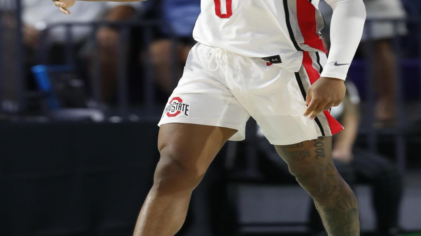 Late 3-pointer by Meechie Johnson Jr. gives Ohio State 79-76 win