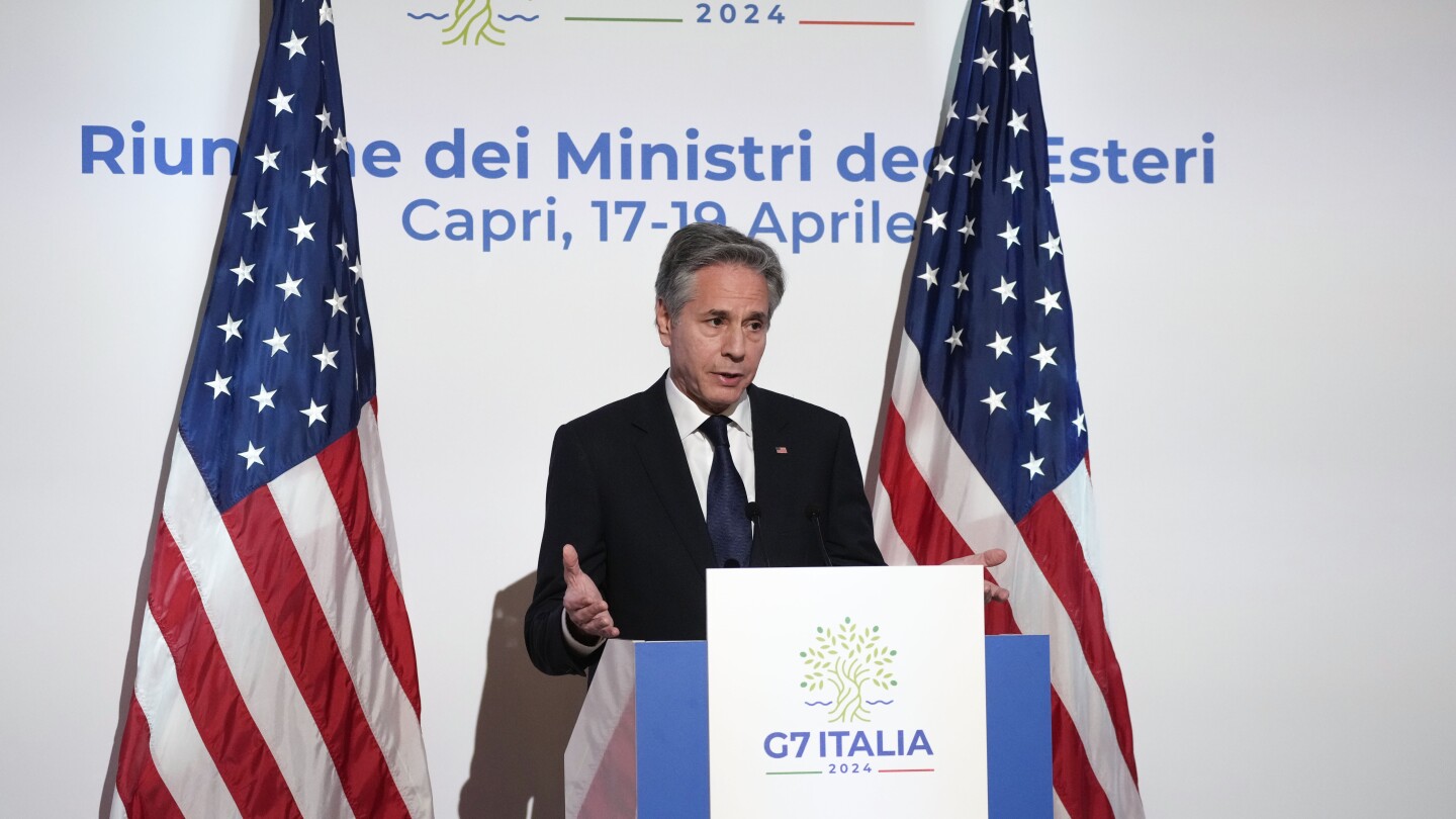Der italienische Außenminister sagte beim G7-Gipfel, Israel habe die USA in letzter Minute vor einem Drohnenangriff auf den Iran gewarnt.