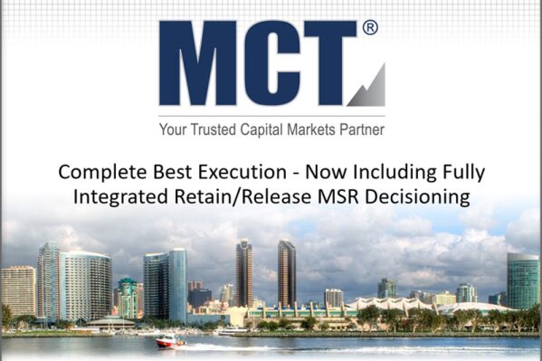 SAN DIEGO, Calif., April 18, 2024 (SEND2PRESS NEWSWIRE) -- Mortgage Capital Trading, Inc. (MCT®), the de facto leader in innovative mortgage capital markets technology, proudly introduces a game-changing advancement: a Best Ex for Released and Retained all in one platform!