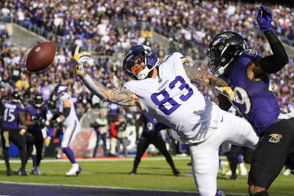 Vikings blow 14-point lead, lose 34-31 to Ravens in overtime