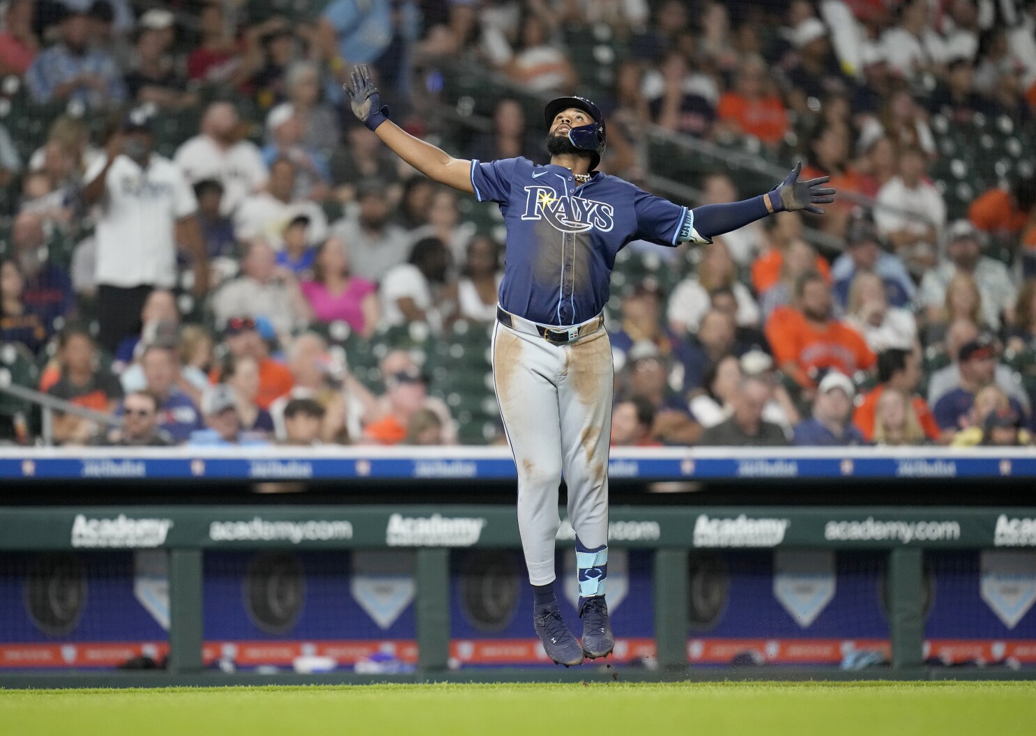 Junior Caminero's 6 RBIs power Rays past Astros, ending Houston's 4-game win streak