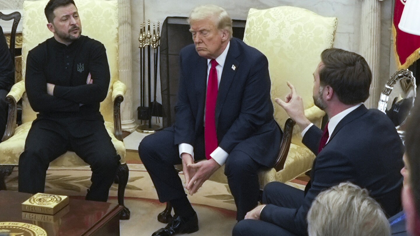 What they said: Trump, Zelenskyy and Vance's heated argument in the Oval Office